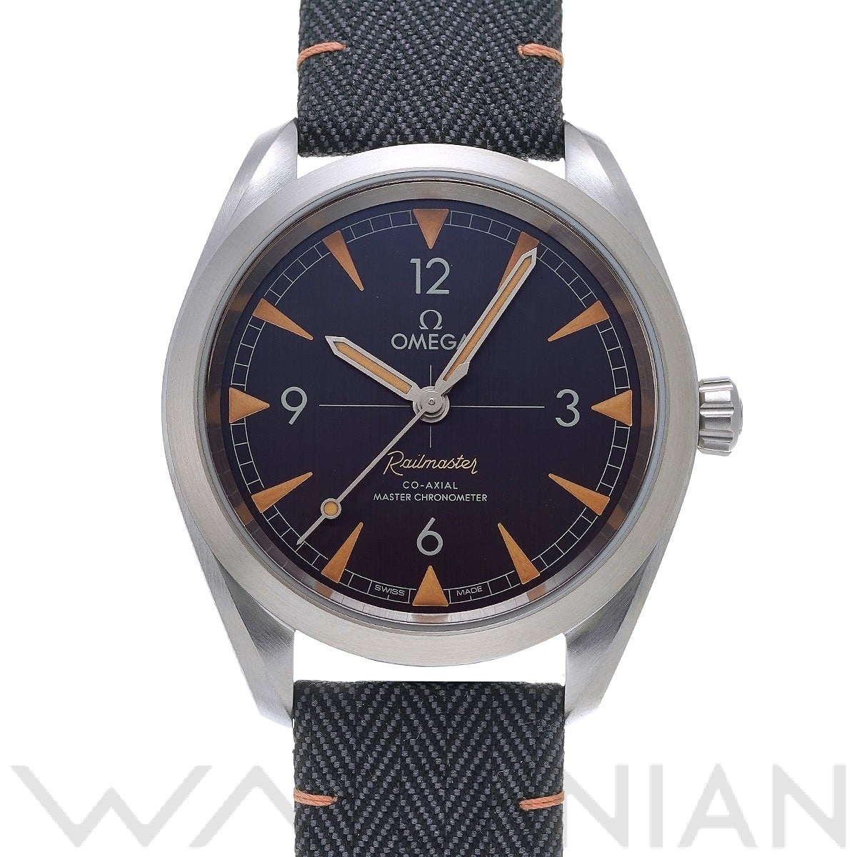 オメガ / OMEGA シーマスター レイルマスター コーアクシャル マスタークロノメーター 220.12.40.20.01.001 ブラック メンズ 時計 【中古】【wristwatch】