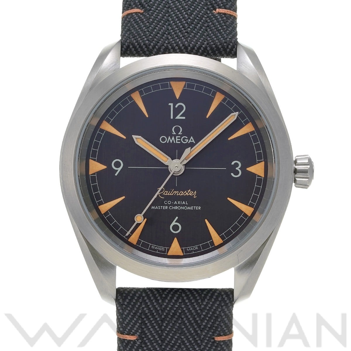 オメガ / OMEGA シーマスター レイルマスター コーアクシャル マスタークロノメーター 220.12.40.20.01.001 ブラック メンズ 時計 【中古】【wristwatch】