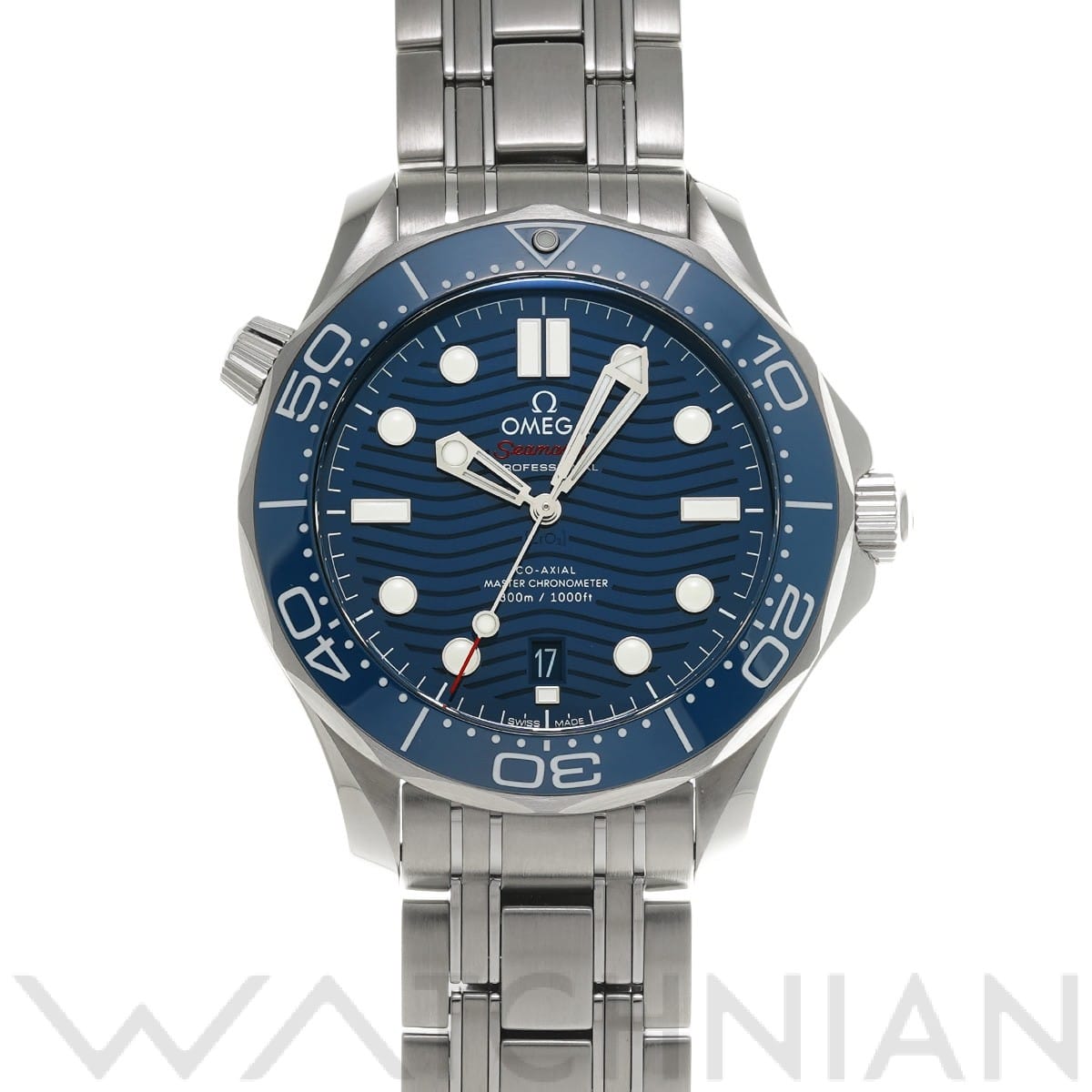 オメガ / OMEGA シーマスター ダイバー300 コーアクシャル マスタークロノメーター 210.30.42.20.03.001 ブルー メンズ 時計 【中古】【wristwatch】