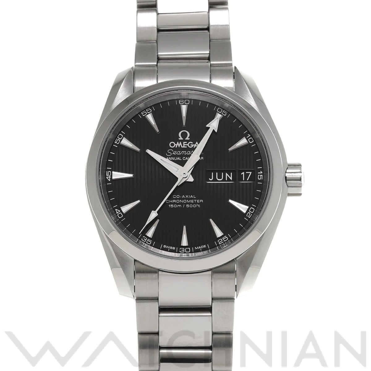 オメガ / OMEGA シーマスター アクアテラ コーアクシャル アニュアルカレンダー 231.10.39.22.01.001 ブラック メンズ 時計 【中古】【wristwatch】