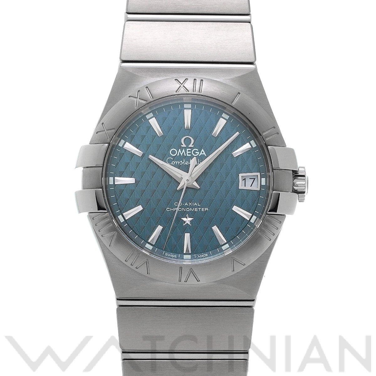 オメガ コンステレーション コーアクシャル 123.10.35.20.03.002 ブルー メンズ 時計 【中古】【wristwatch】