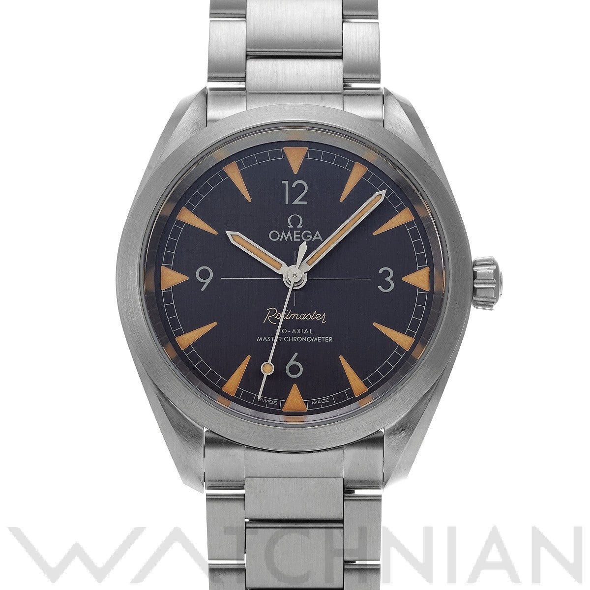 オメガ / OMEGA シーマスター レイルマスター コーアクシャル マスタークロノメーター 220.10.40.20.01.001 ブラック メンズ 時計 【中古】【wristwatch】