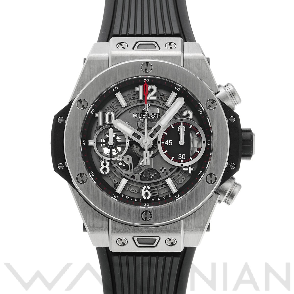 ウブロ / HUBLOT ビッグバン ウニコ チタニウム 441.NX.1170.RX マットブラックスケルトン メンズ 時計 【中古】【wristwatch】