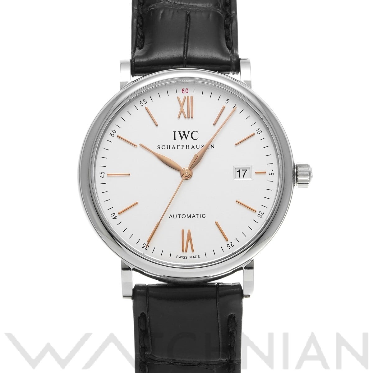 IWC ポートフィノ オートマティック IW356517 シルバー メンズ 時計 【未使用】【wristwatch】