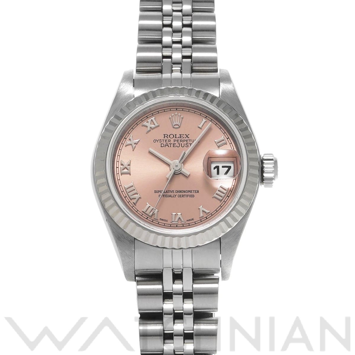 ロレックス デイトジャスト 79174 ピンク レディース 時計 【中古】【wristwatch】