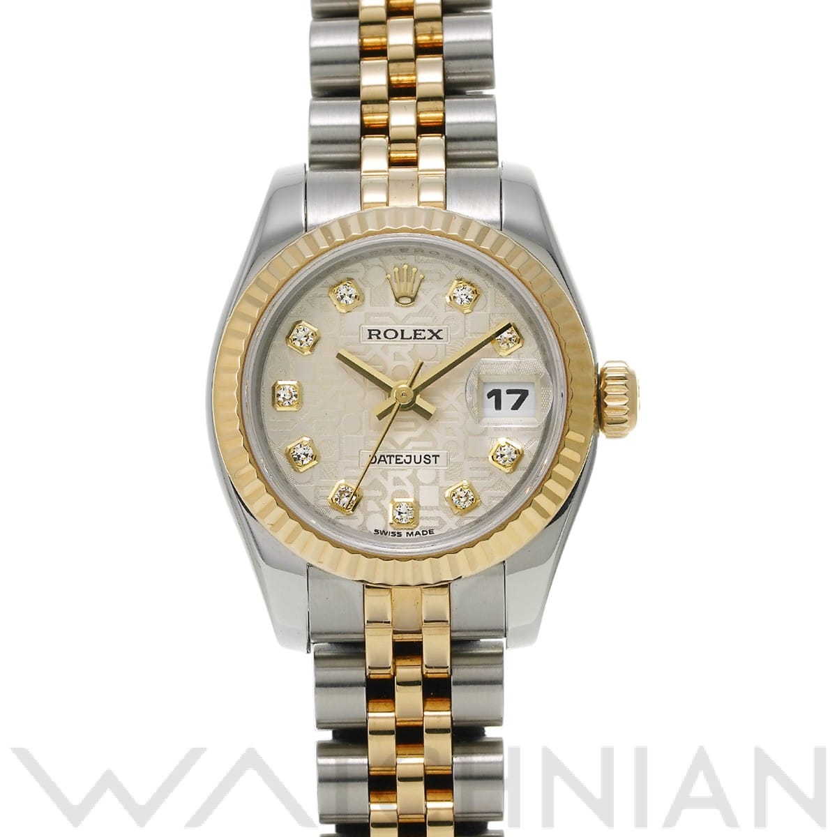 ロレックス レディ デイトジャスト 26 179173G シルバーコンピュータ/ダイヤモンド レディース 時計 【中古】【wristwatch】