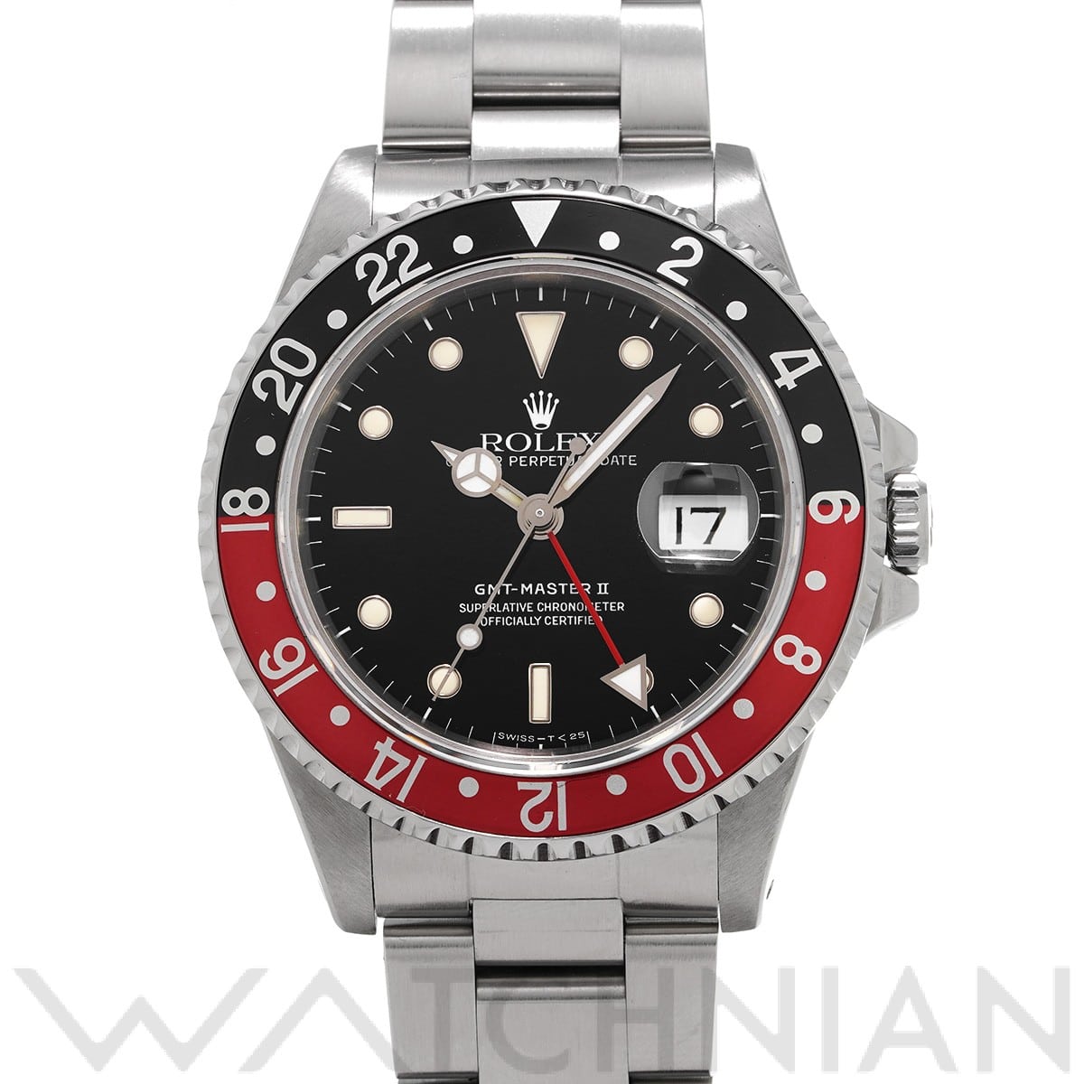 ロレックス GMTマスターII 16710 ブラック メンズ 時計 【中古】【wristwatch】