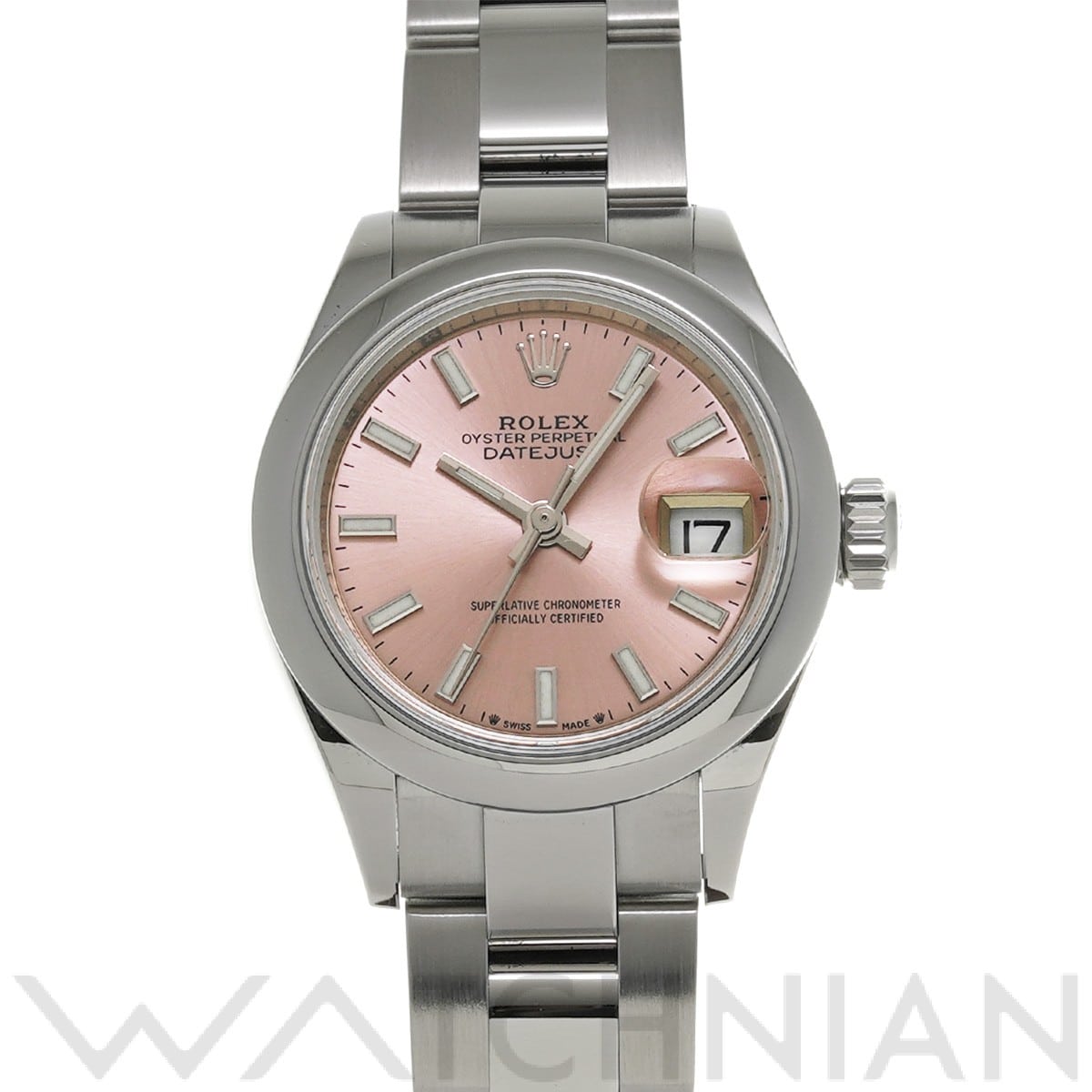 ロレックス レディ デイトジャスト 28 279160 ピンク レディース 時計 【中古】【wristwatch】