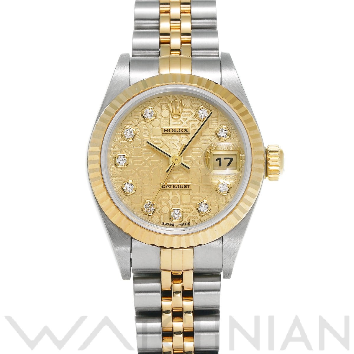 ロレックス デイトジャスト 79173G シャンパンコンピュータ/ダイヤモンド レディース 時計 【中古】【wristwatch】