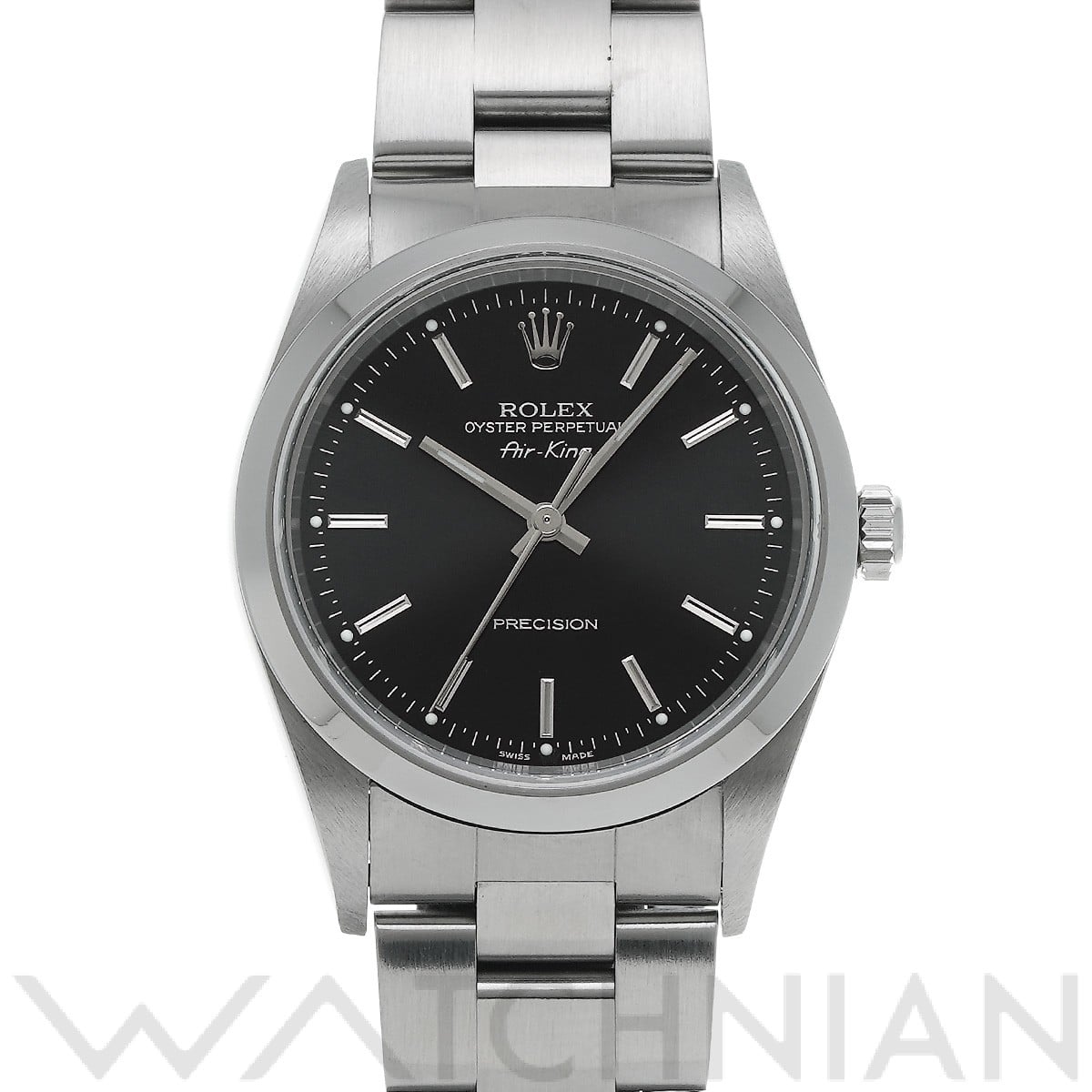 ロレックス エアキング 14000M ブラック メンズ 時計 【中古】【wristwatch】