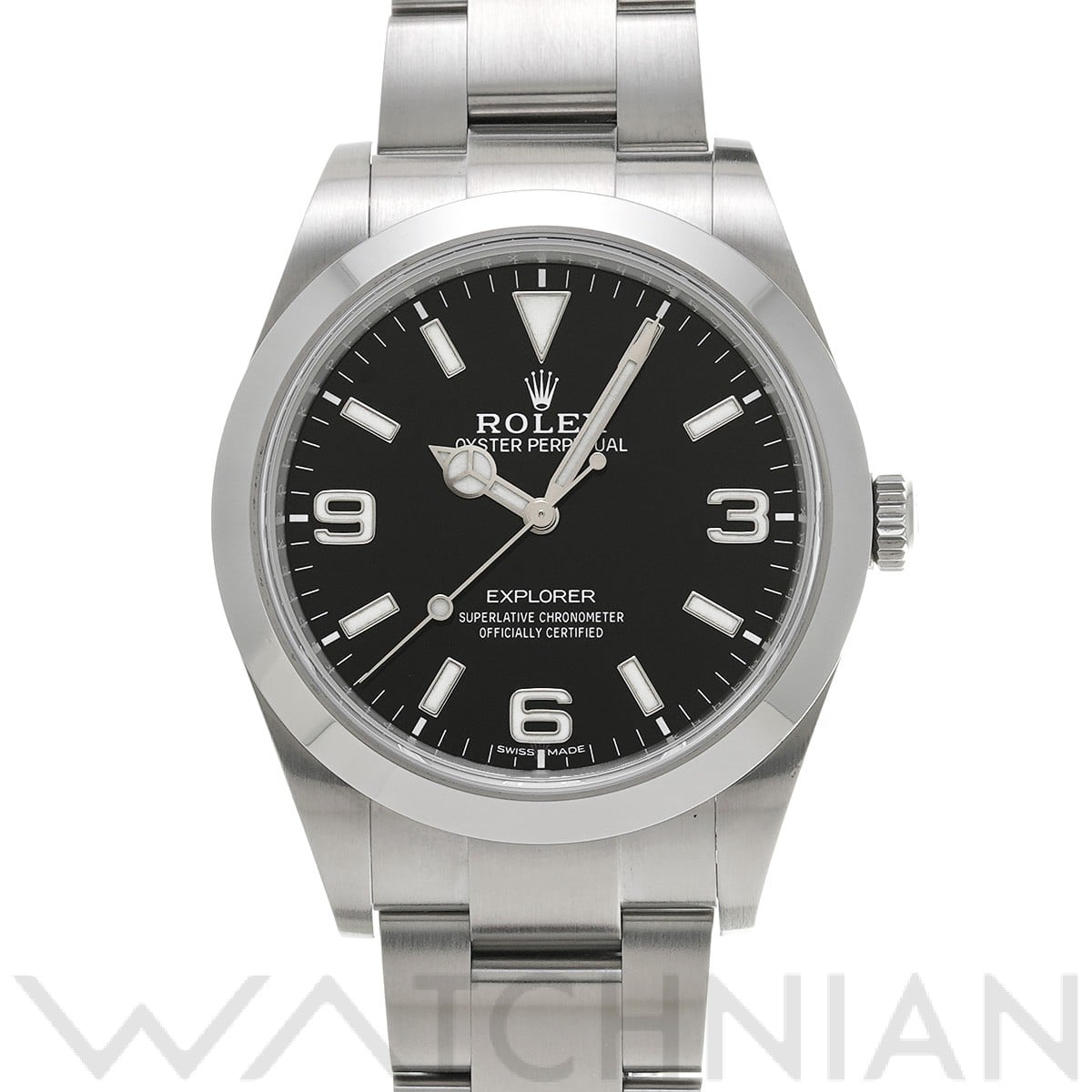 ロレックス エクスプローラー 214270 ブラック メンズ 時計 【中古】【wristwatch】