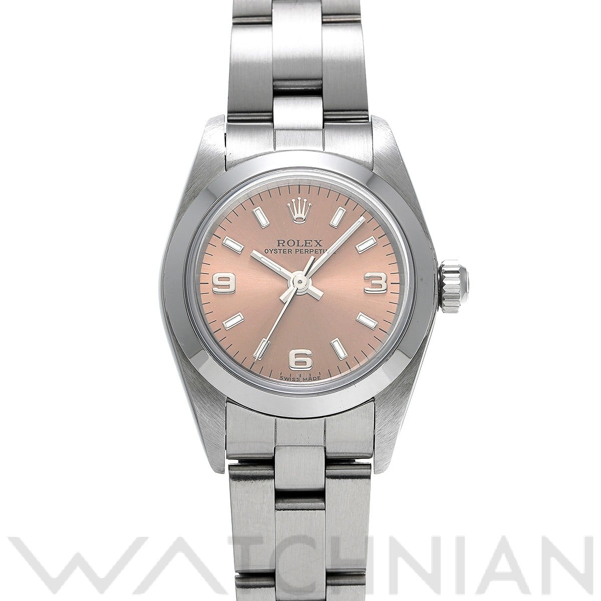 ロレックス / ROLEX オイスターパーペチュアル 76080 ピンク レディース 時計 【中古】【wristwatch】