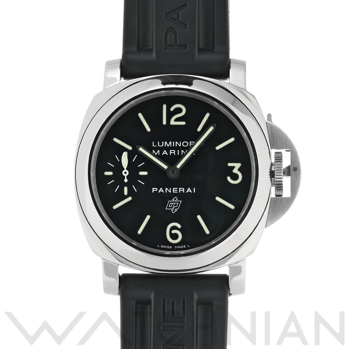 パネライ / PANERAI ルミノールマリーナ ロゴ PAM00005 ブラック メンズ 時計 【中古】【wristwatch】