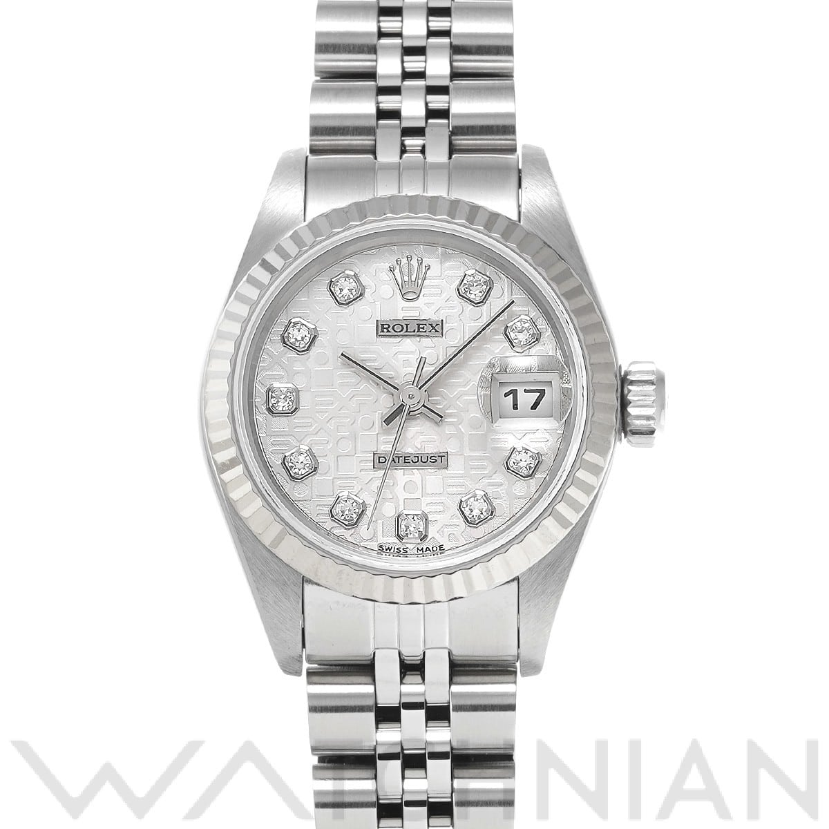 ロレックス デイトジャスト 69174G シルバーコンピュータ/ダイヤモンド レディース 時計 【中古】【wristwatch】