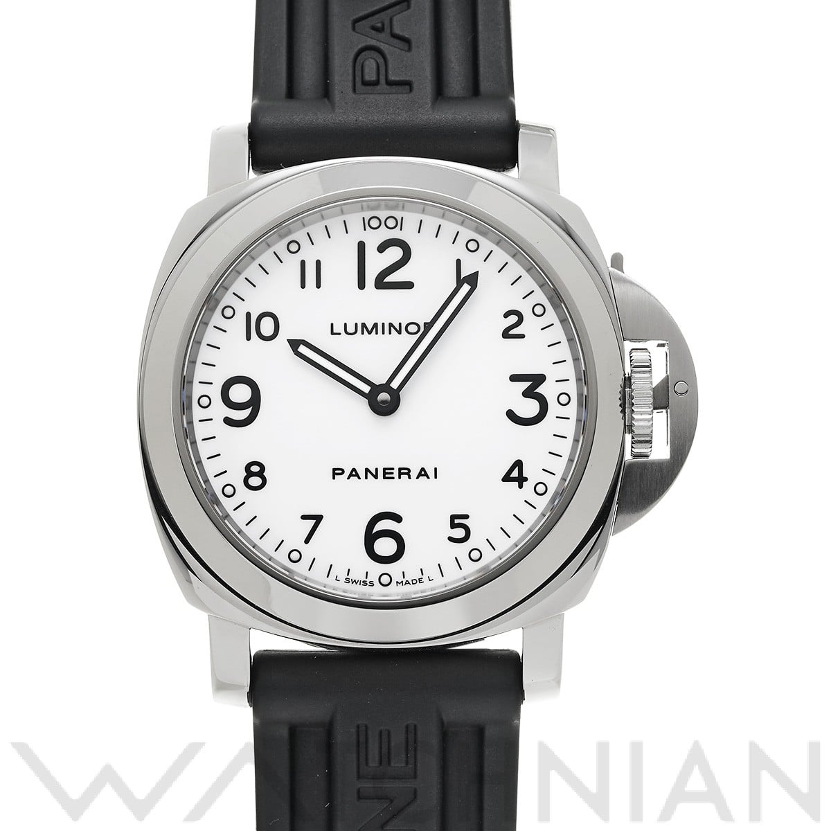 パネライ / PANERAI ルミノール ベース PAM00114 ホワイト メンズ 時計 【中古】【wristwatch】