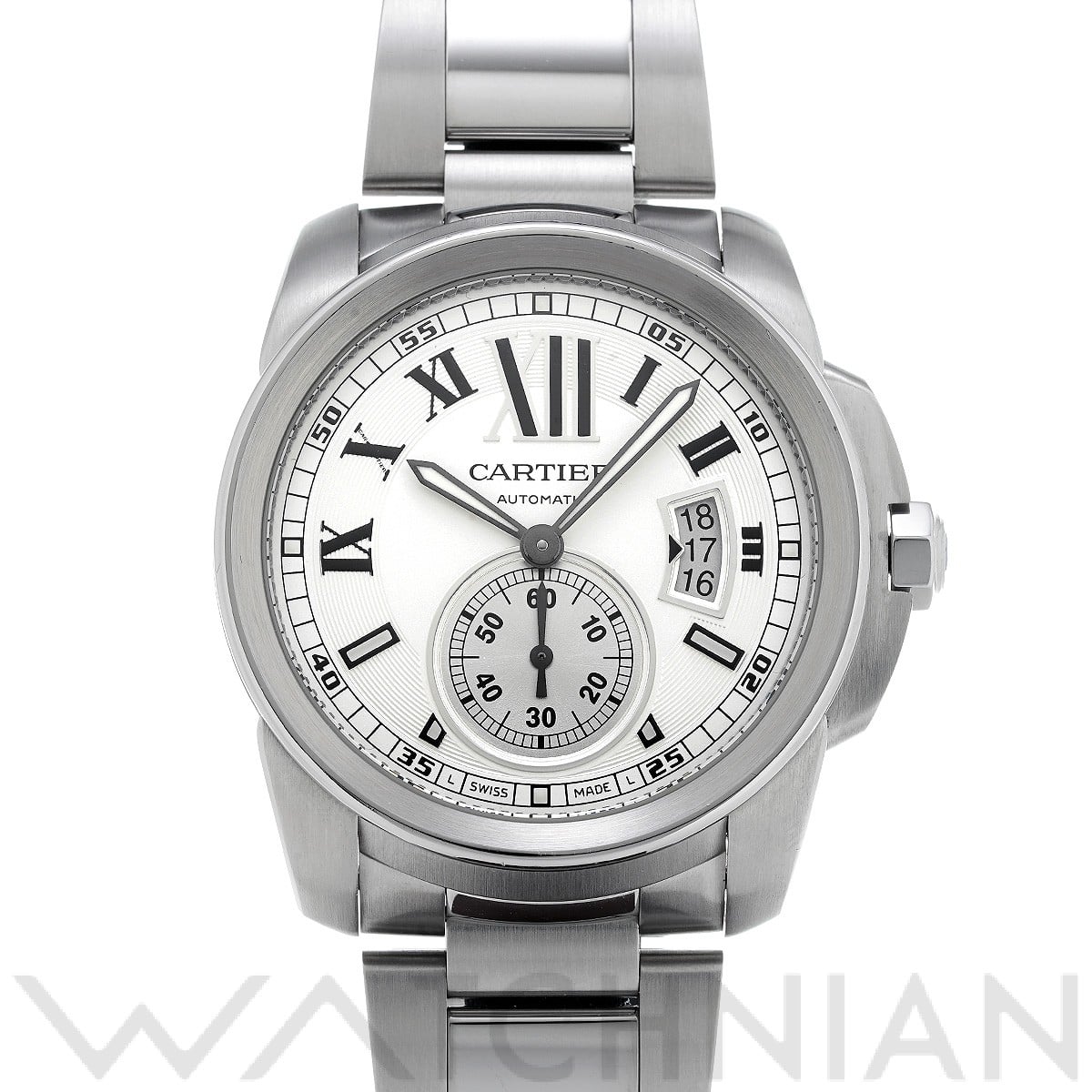 カルティエ カリブル ドゥ カルティエ W7100015 シルバー メンズ 時計 【中古】【wristwatch】