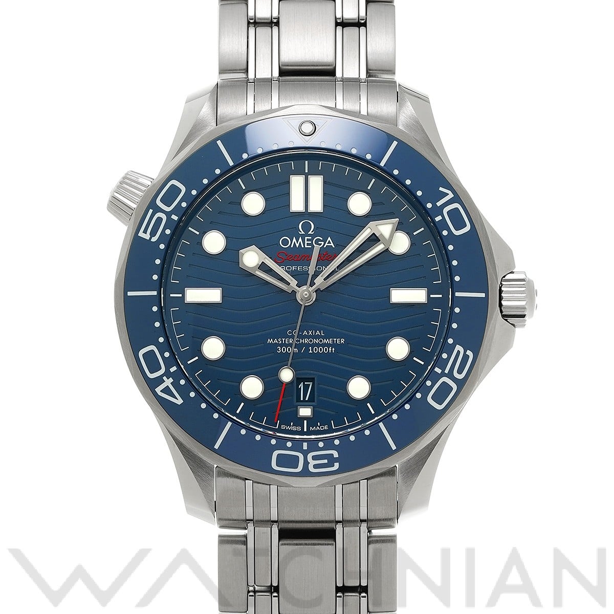 オメガ / OMEGA シーマスター ダイバー300 コーアクシャル マスタークロノメーター 210.30.42.20.03.001 ブルー メンズ 時計 【中古】【wristwatch】