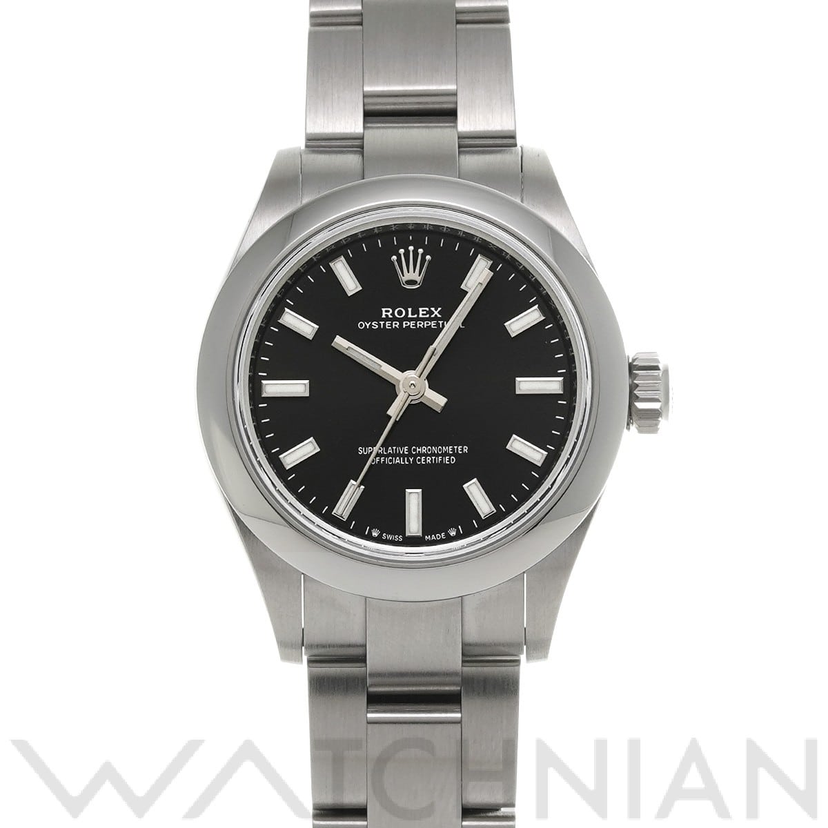 ロレックス オイスターパーペチュアル 28 276200 ブライトブラック レディース 時計 【中古】【wristwatch】