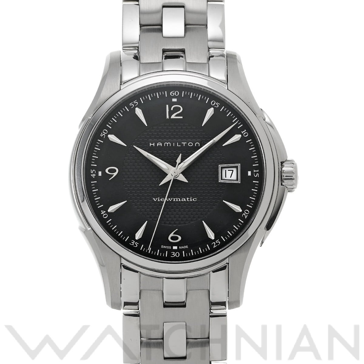ハミルトン ジャズマスター ビューマチック オート H32515135 ブラック メンズ 時計 【中古】【wristwatch】