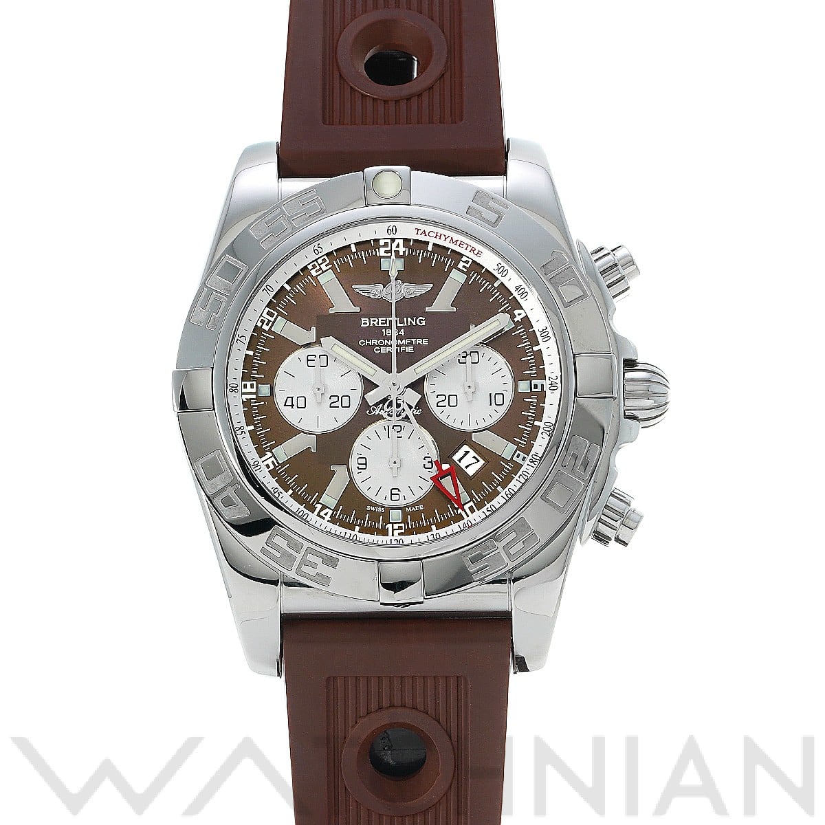 ブライトリング / BREITLING クロノマット GMT AB041012/Q586 ブラウン/シルバー メンズ 時計 【中古】【wristwatch】