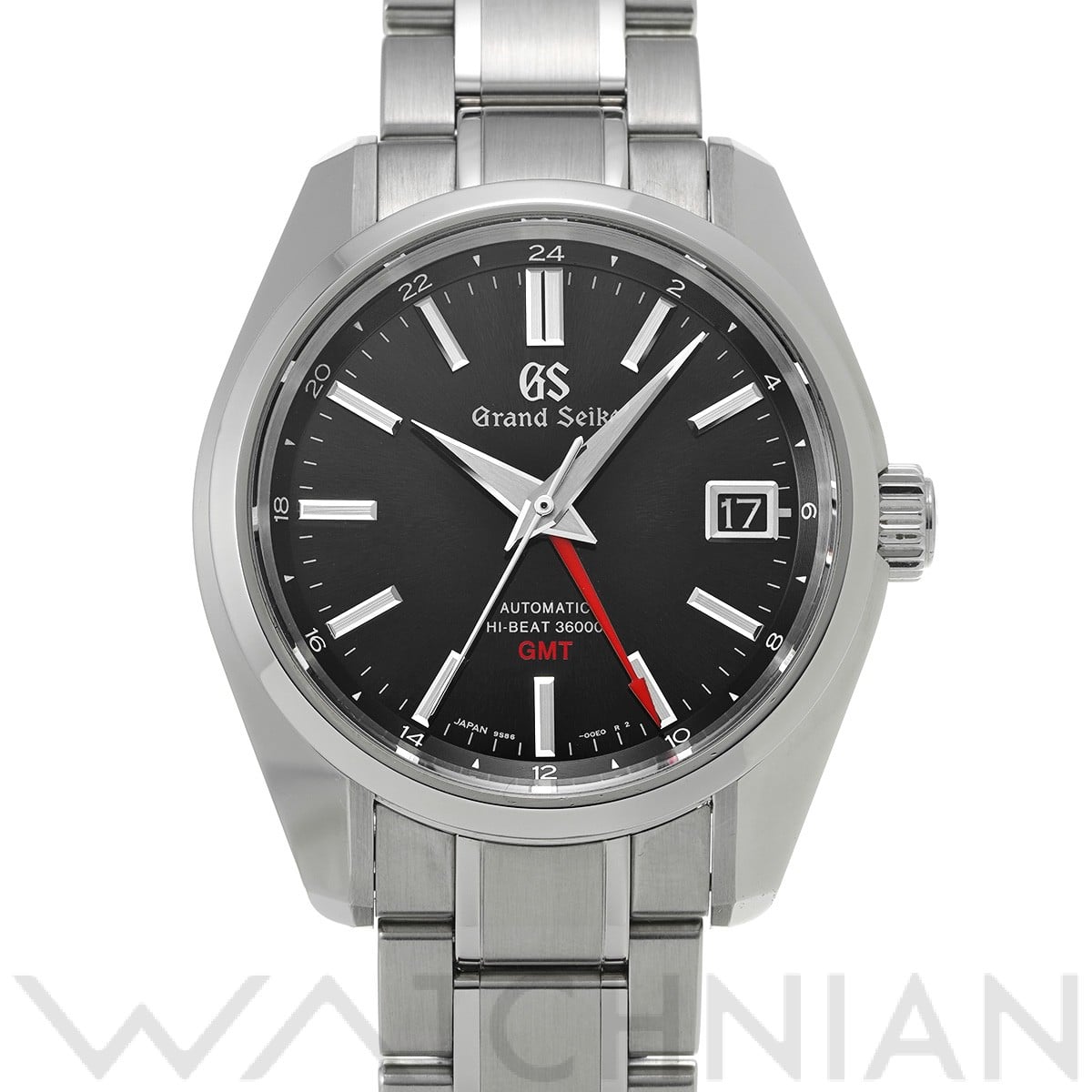 グランドセイコー / Grand Seiko ヘリテージコレクション メカニカル ハイビート36000 GMT SBGJ203 ブラック メンズ 時計 【中古】【wristwatch】