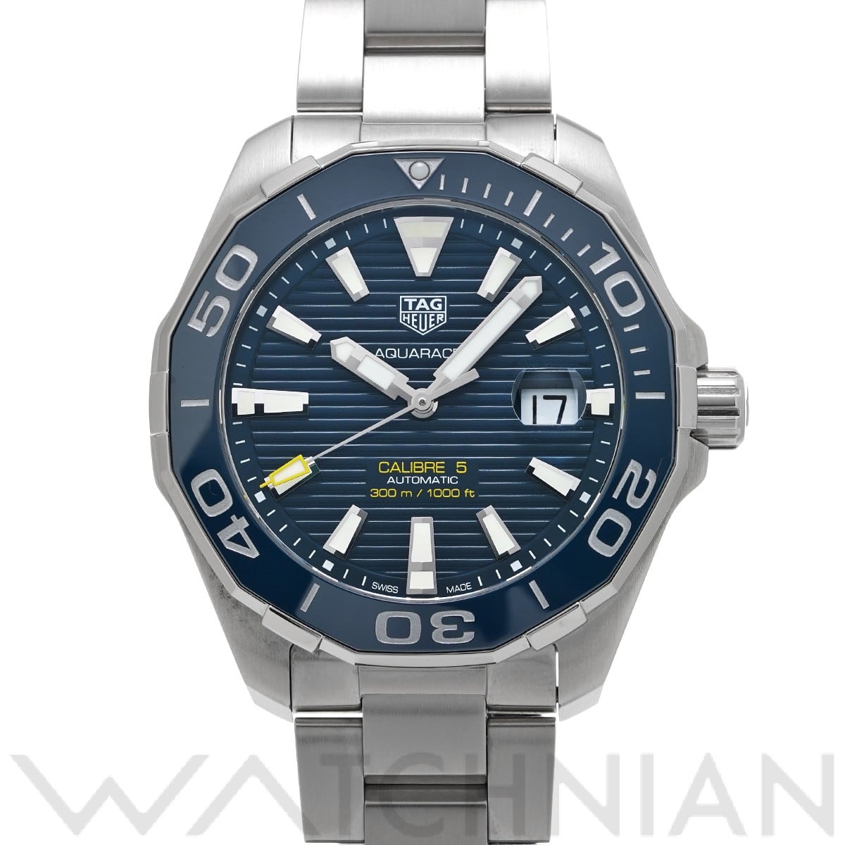 タグ ホイヤー / TAG HEUER アクアレーサー キャリバー5 WAY201B.BA0927 ブルー メンズ 時計 【中古】【wristwatch】