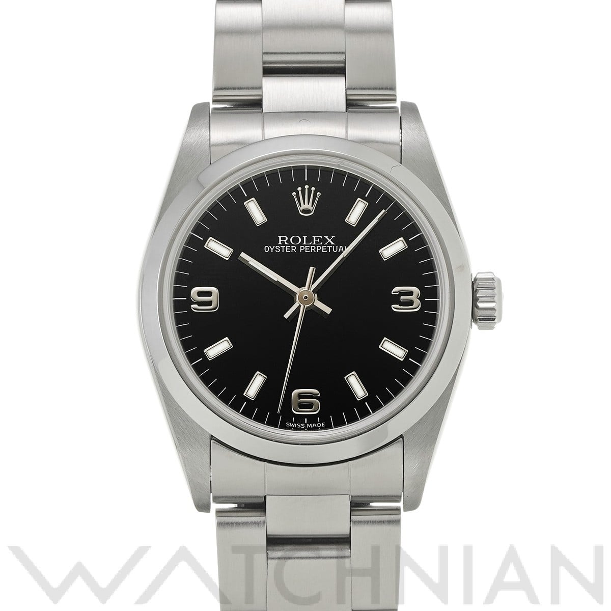 ロレックス / ROLEX オイスターパーペチュアル 77080 ブラック ユニセックス 時計 【中古】【wristwatch】