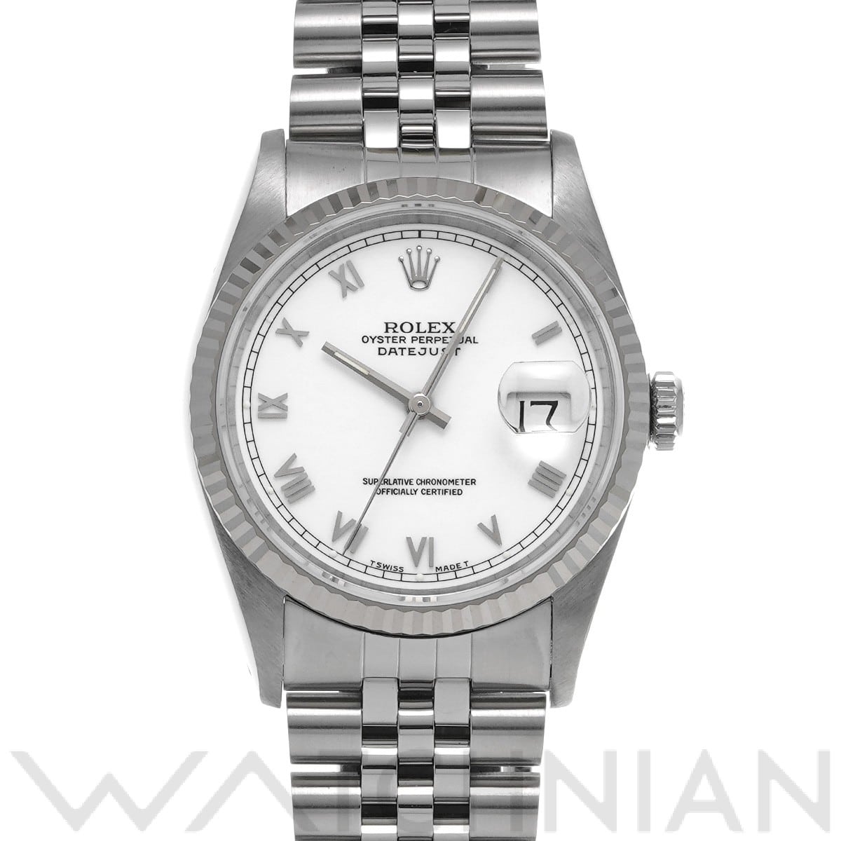 ロレックス デイトジャスト 16234 ホワイト メンズ 時計 【中古】【wristwatch】