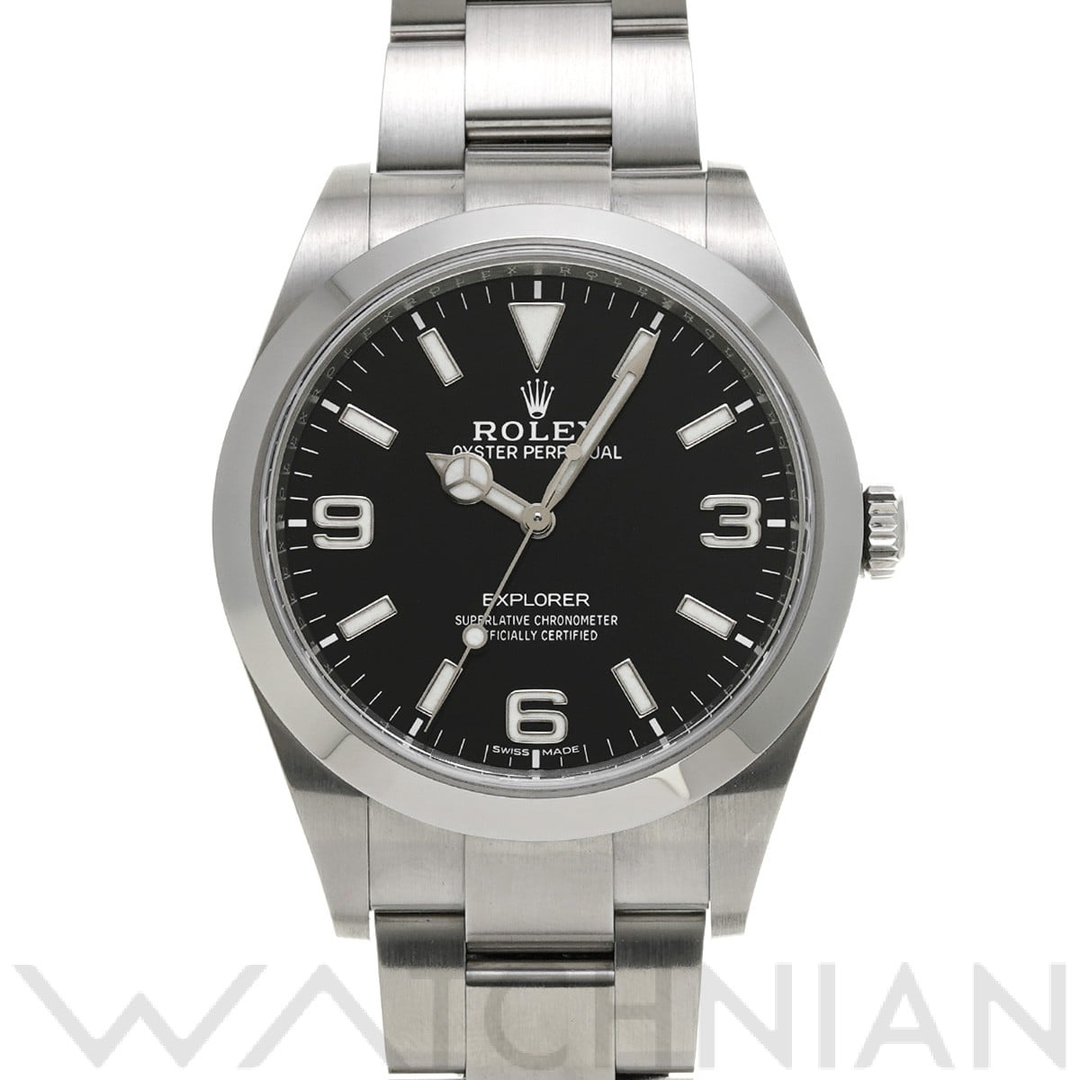 ロレックス エクスプローラー 214270 ブラック メンズ 時計 【中古】【wristwatch】