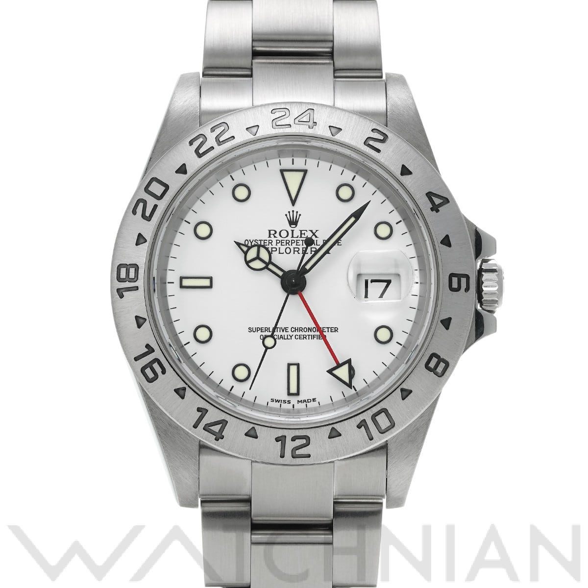 ロレックス エクスプローラーII 16570 ホワイト メンズ 時計 【中古】【wristwatch】