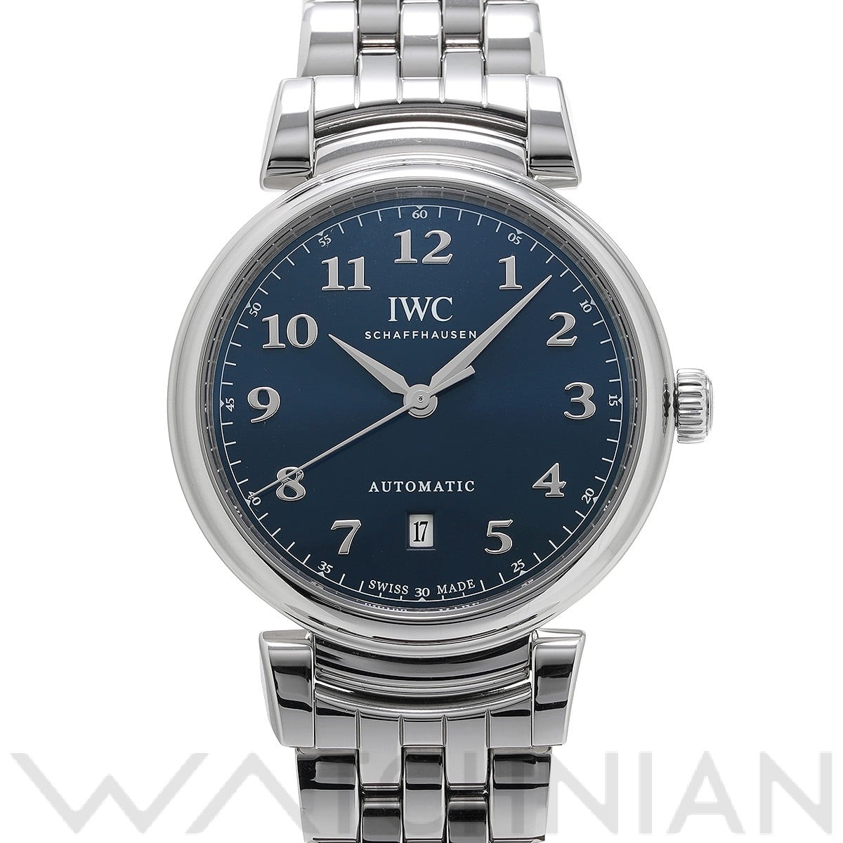 IWC ダ・ヴィンチ オートマティック IW356605 ブルー メンズ 時計 【中古】【wristwatch】