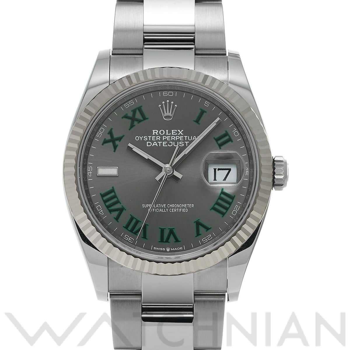 ロレックス デイトジャスト 36 126234 スレート メンズ 時計 【中古】【wristwatch】