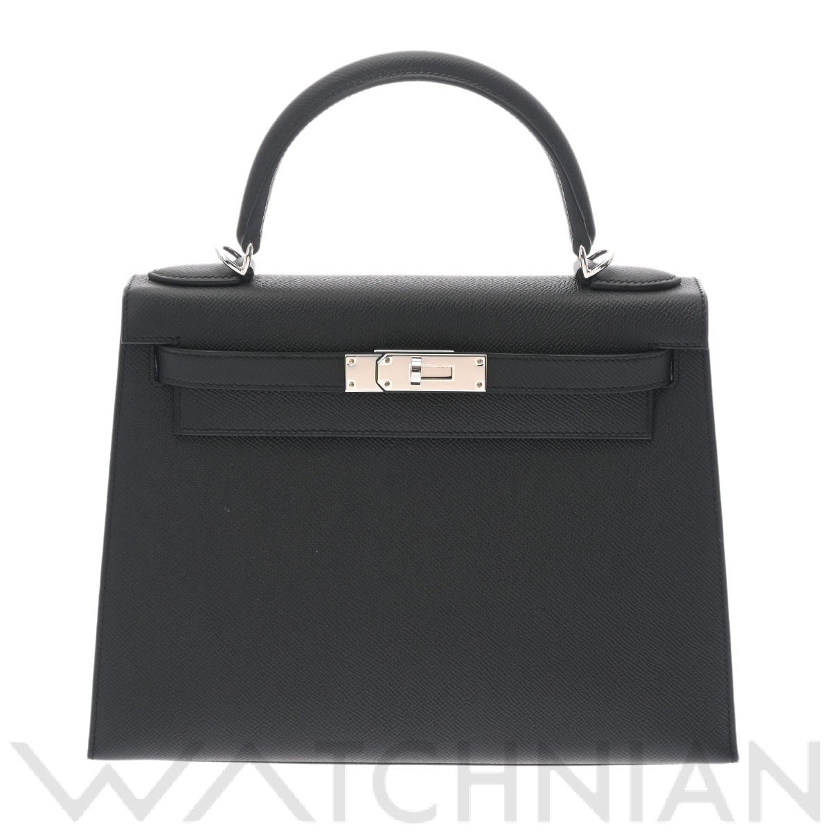 エルメス ケリー 28 外縫い ブラック/パラジウム金具 ヴォーエプソン レディース バッグ 【未使用】【bag】
