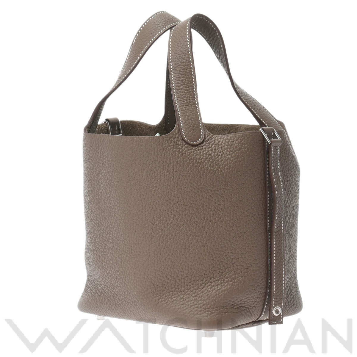 エルメス / HERMES ピコタン ロック PM エトゥープ/パラジウム金具 トリヨンクレマンス レディース バッグ 【新品】【bag】