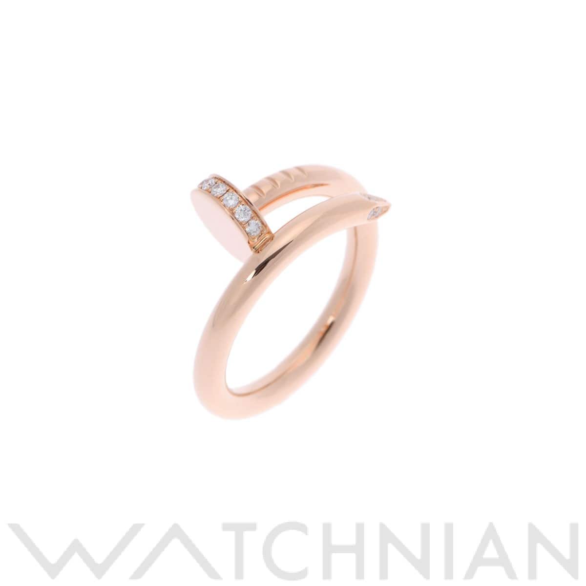 カルティエ ジュストアンクル リング #50 ゴールド CRB4094850 K18ピンクゴールド PG レディース ジュエリー 【中古】【jewelry】