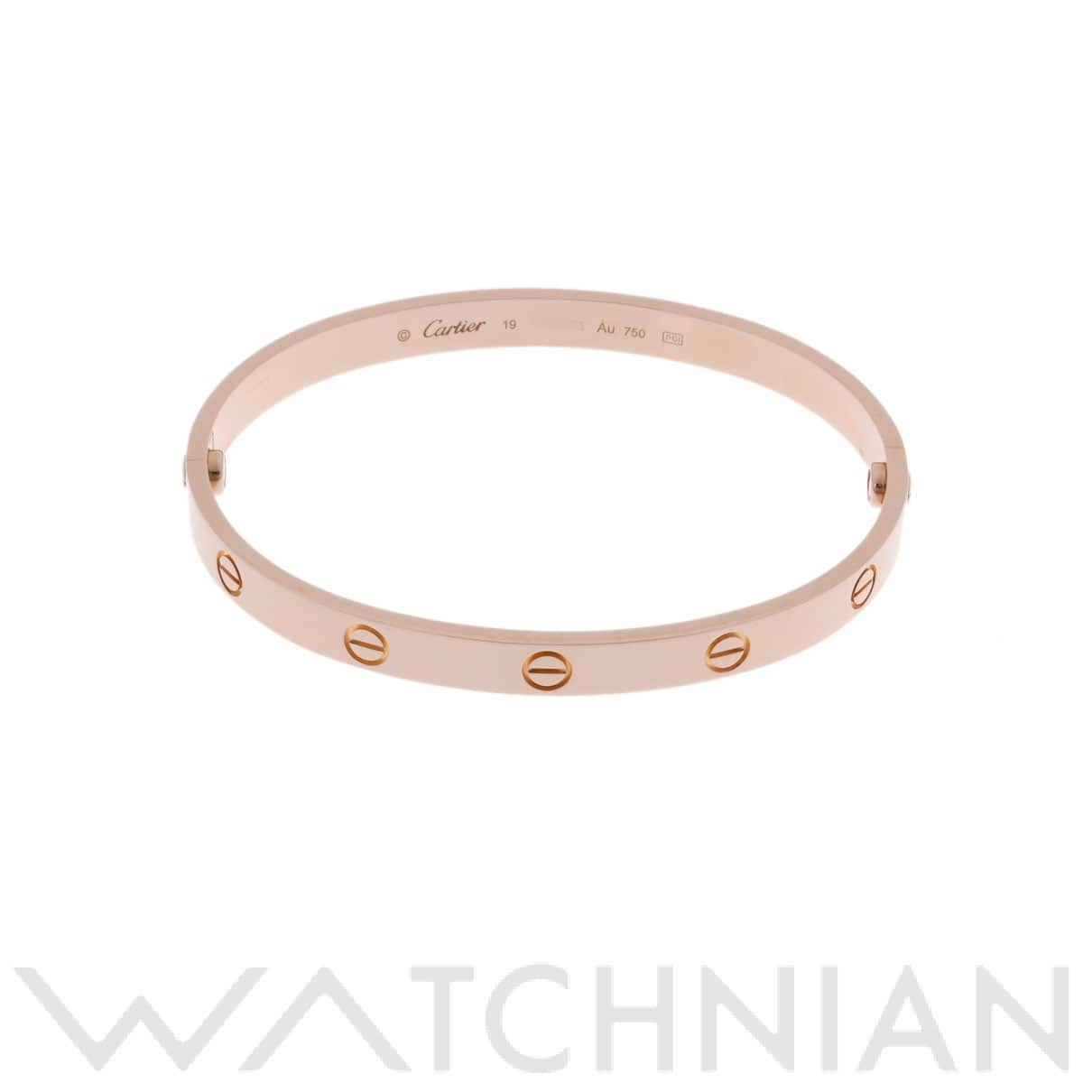 カルティエ ラブブレスレット #19 ゴールド K18ピンクゴールド PG ユニセックス ジュエリー 【中古】【jewelry】
