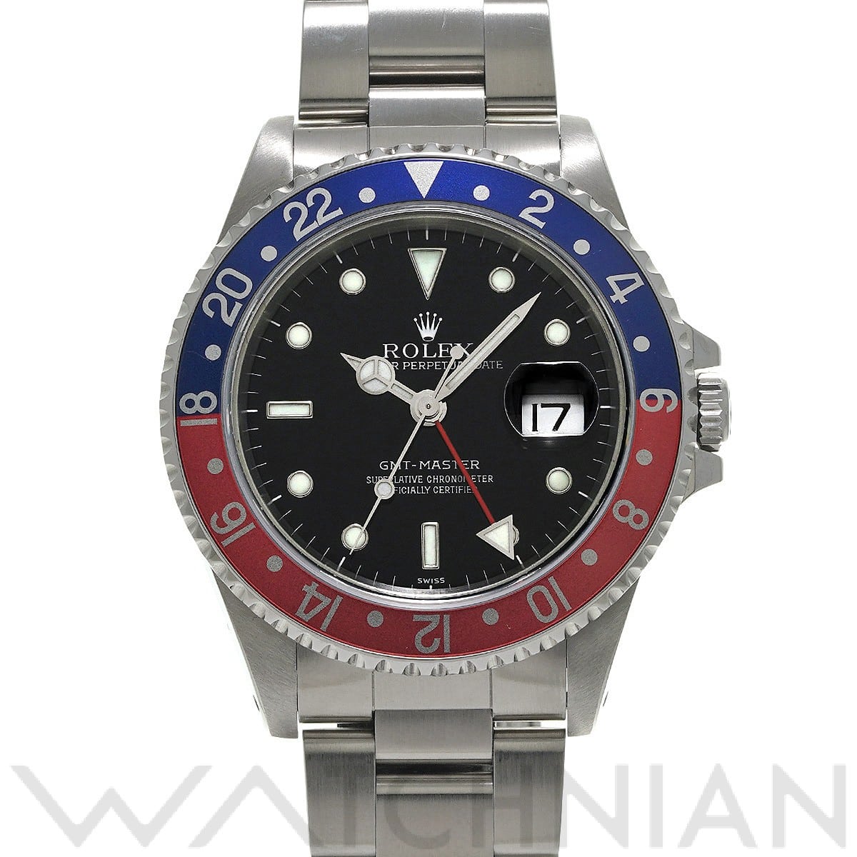 ロレックス GMTマスター 16700 ブラック メンズ 時計 【中古】【wristwatch】