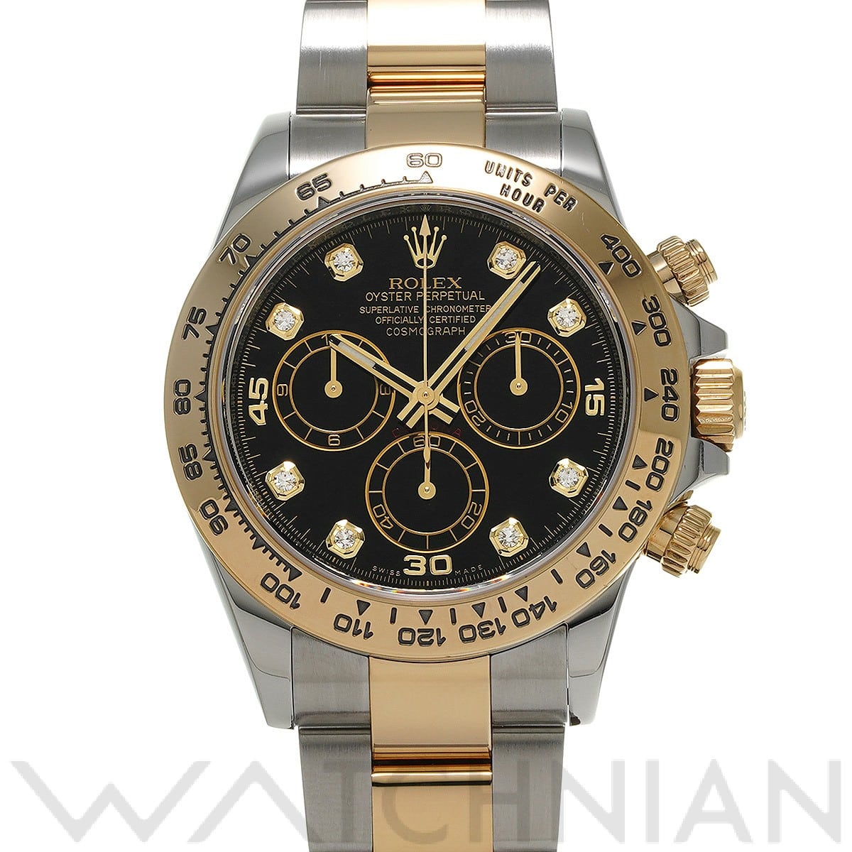 ロレックス コスモグラフ デイトナ 116503G ブラック/ダイヤモンド メンズ 時計 【中古】【wristwatch】