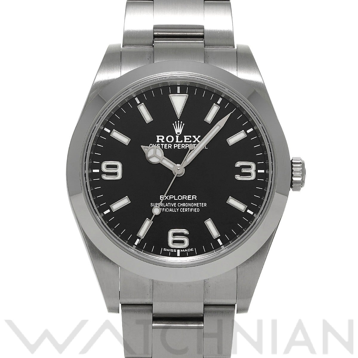 ロレックス エクスプローラー 214270 ブラック メンズ 時計 【中古】【wristwatch】