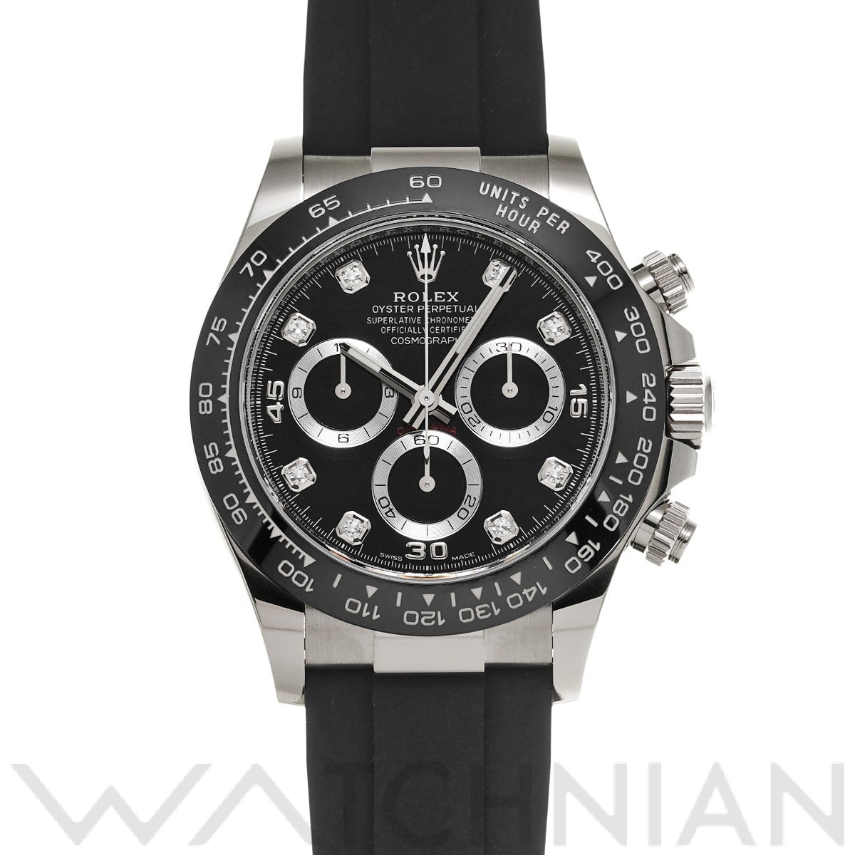 ロレックス コスモグラフ デイトナ 116519LNG ブラック/ダイヤモンド メンズ 時計 【中古】【wristwatch】