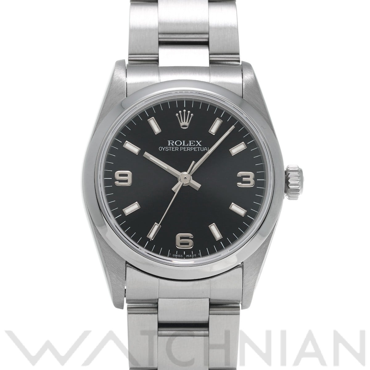 ロレックス / ROLEX オイスターパーペチュアル 67480 ブラック ユニセックス 時計 【中古】【wristwatch】