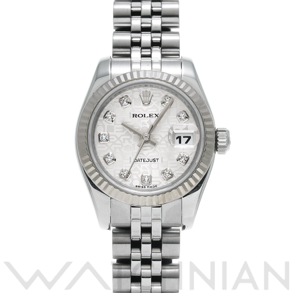 ロレックス レディ デイトジャスト 26 179174G シルバーコンピュータ/ダイヤモンド レディース 時計 【中古】【wristwatch】