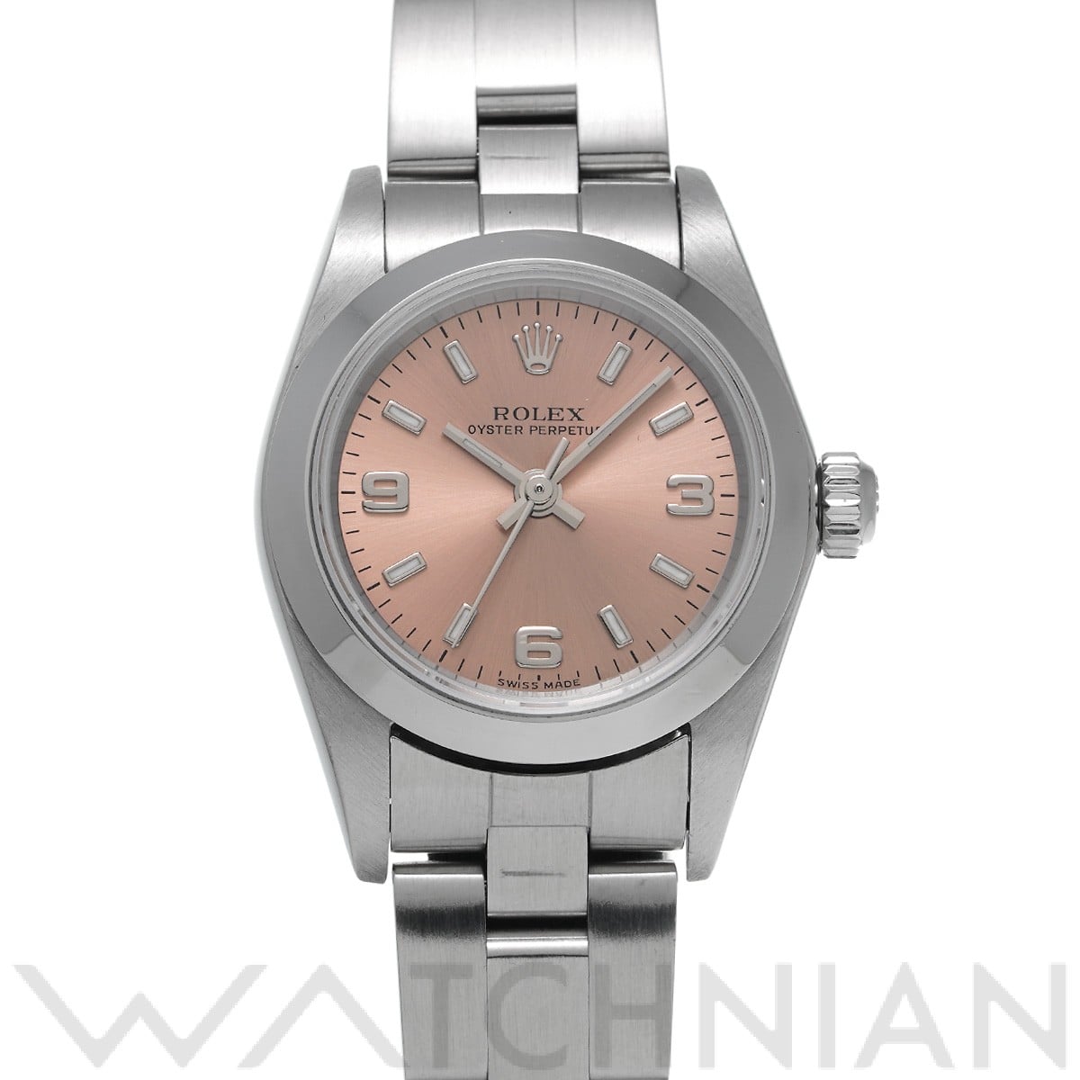 ロレックス / ROLEX オイスターパーペチュアル 76080 ピンク レディース 時計 【中古】【wristwatch】