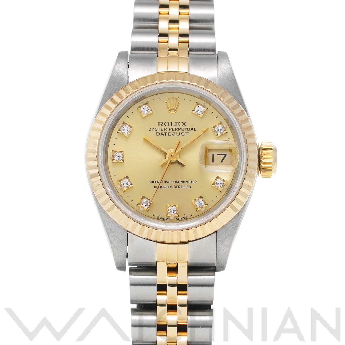 ロレックス / ROLEX デイトジャスト 69173G シャンパン/ダイヤモンド レディース 時計 【中古】【wristwatch】