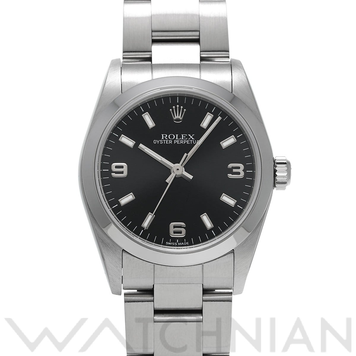 ロレックス / ROLEX オイスターパーペチュアル 77080 ブラック ユニセックス 時計 【中古】【wristwatch】