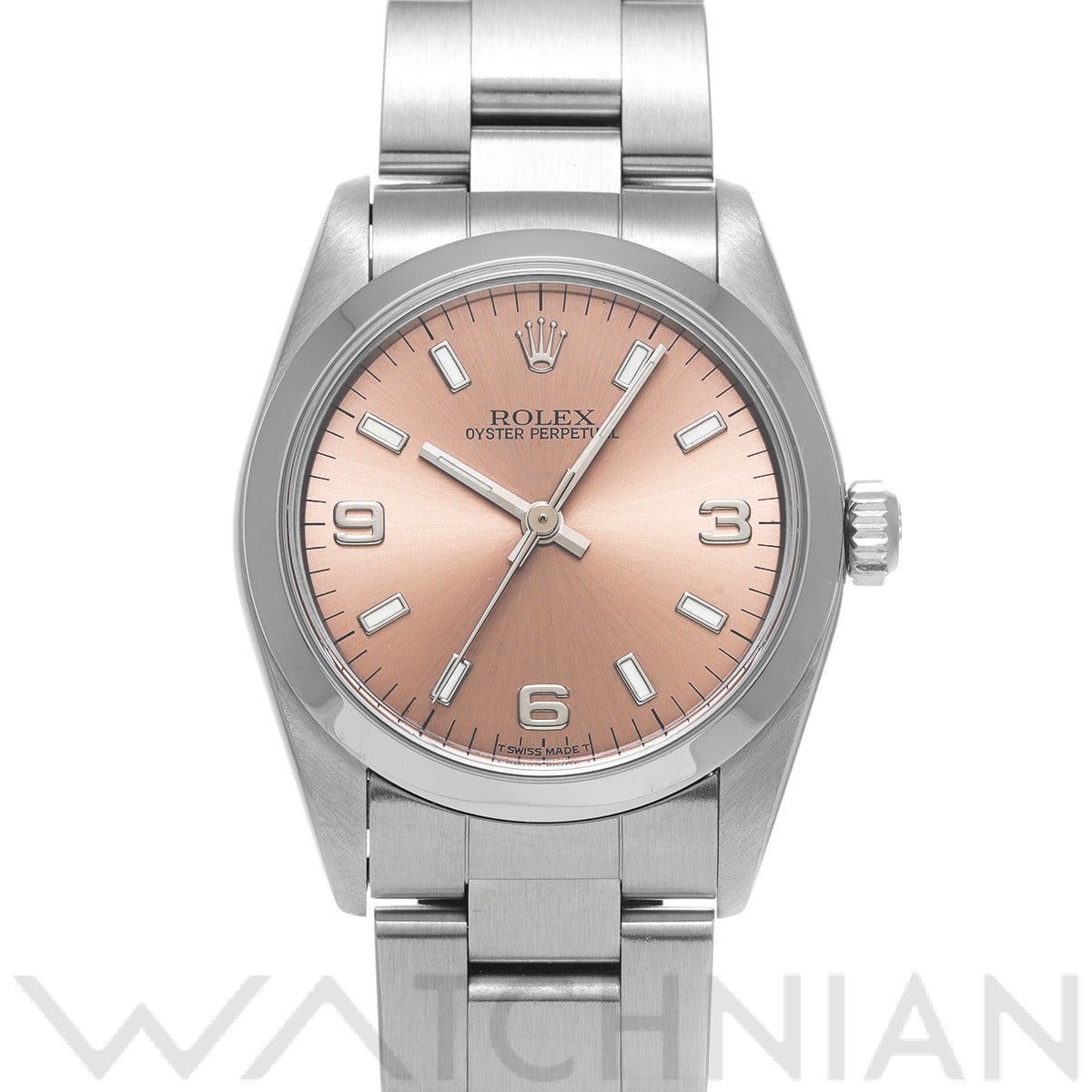 ロレックス オイスターパーペチュアル 67480 ピンク ユニセックス 時計 【中古】【wristwatch】