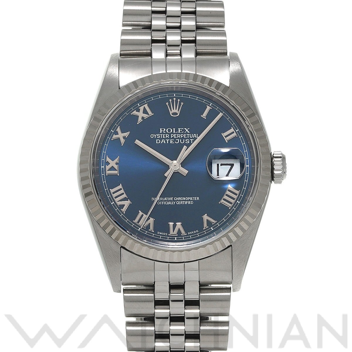 ロレックス デイトジャスト 16234 ブルー メンズ 時計 【中古】【wristwatch】