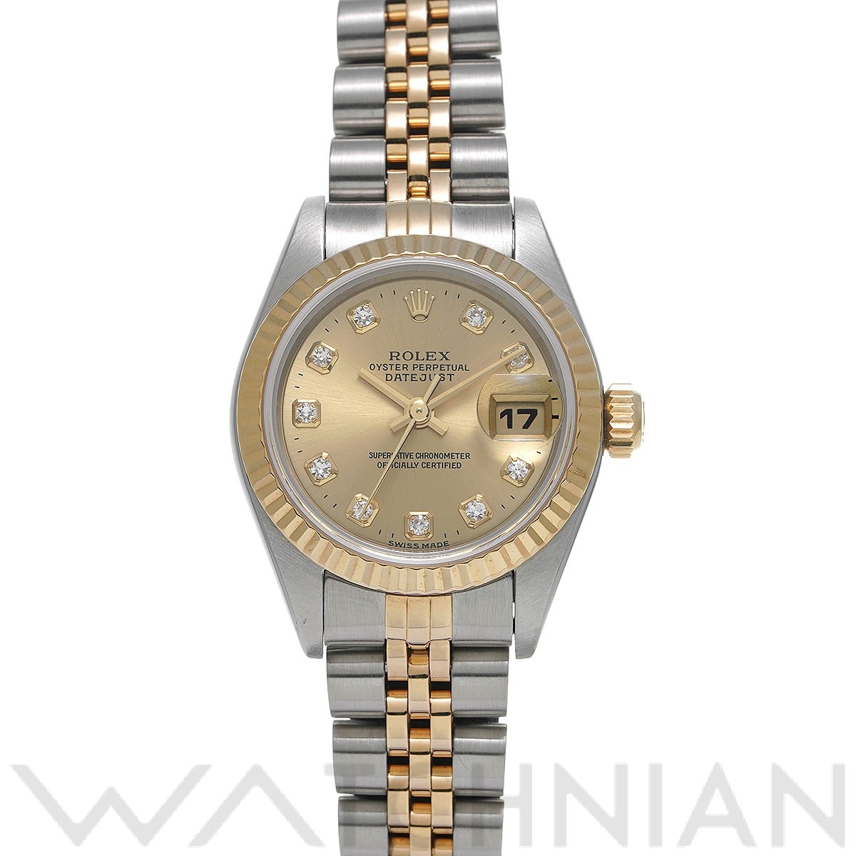 ロレックス / ROLEX デイトジャスト 69173G シャンパン/ダイヤモンド レディース 時計 【中古】【wristwatch】
