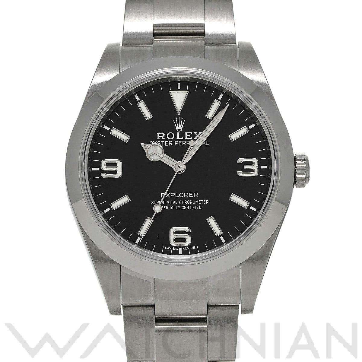 ロレックス エクスプローラー 214270 ブラック メンズ 時計 【中古】【wristwatch】