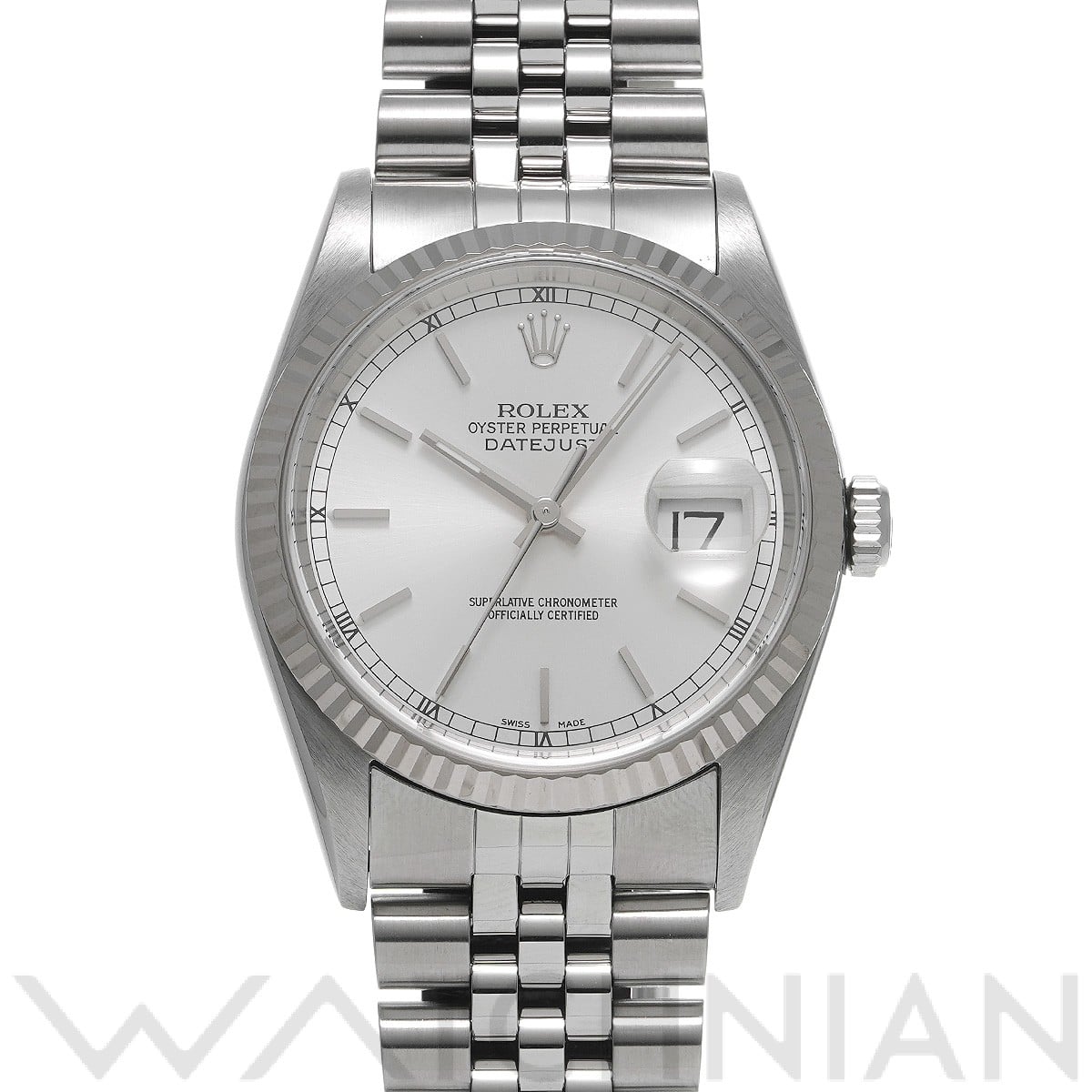 ロレックス デイトジャスト 16234 シルバー メンズ 時計 【中古】【wristwatch】